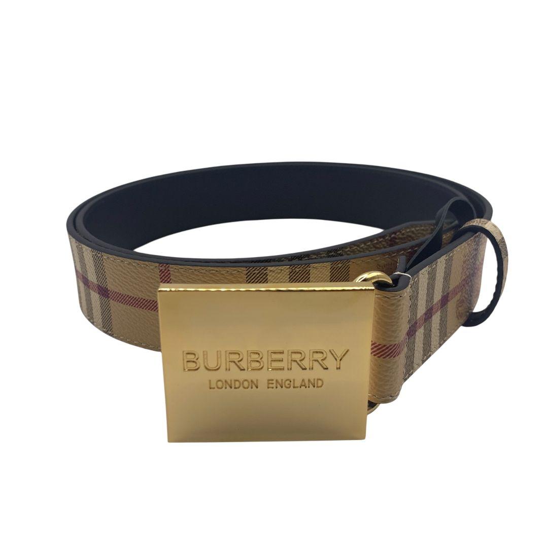 美品★Burberry　バーバリー　ベルト　リバーシブル97-107cm
