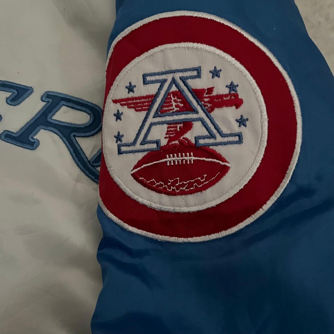 NFL チャージャーズ　リバーシブルスタジアムジャケット　コットンナイロン　ロゴ