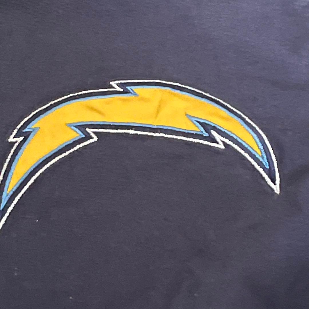 NFL チャージャーズ　リバーシブルスタジアムジャケット　コットンナイロン　ロゴ