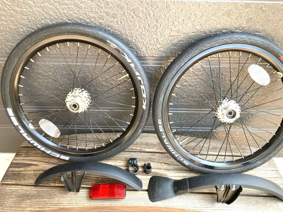 STRiDA18インチスポークホイールセット