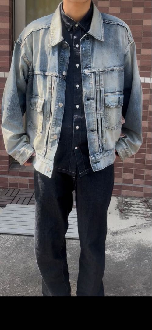 タ*カ様 25SS ancellm aging denim jacket