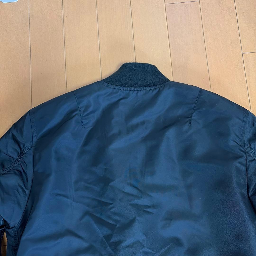 【美品】ALPHA(アルファ) MA-1 フライトジャケット ブラック　S