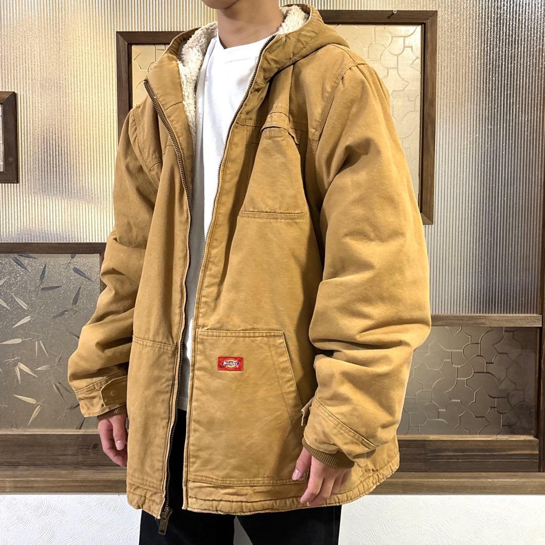 90s US古着 ディッキーズ ダックアクティブジャケット 2XL 茶 大き目