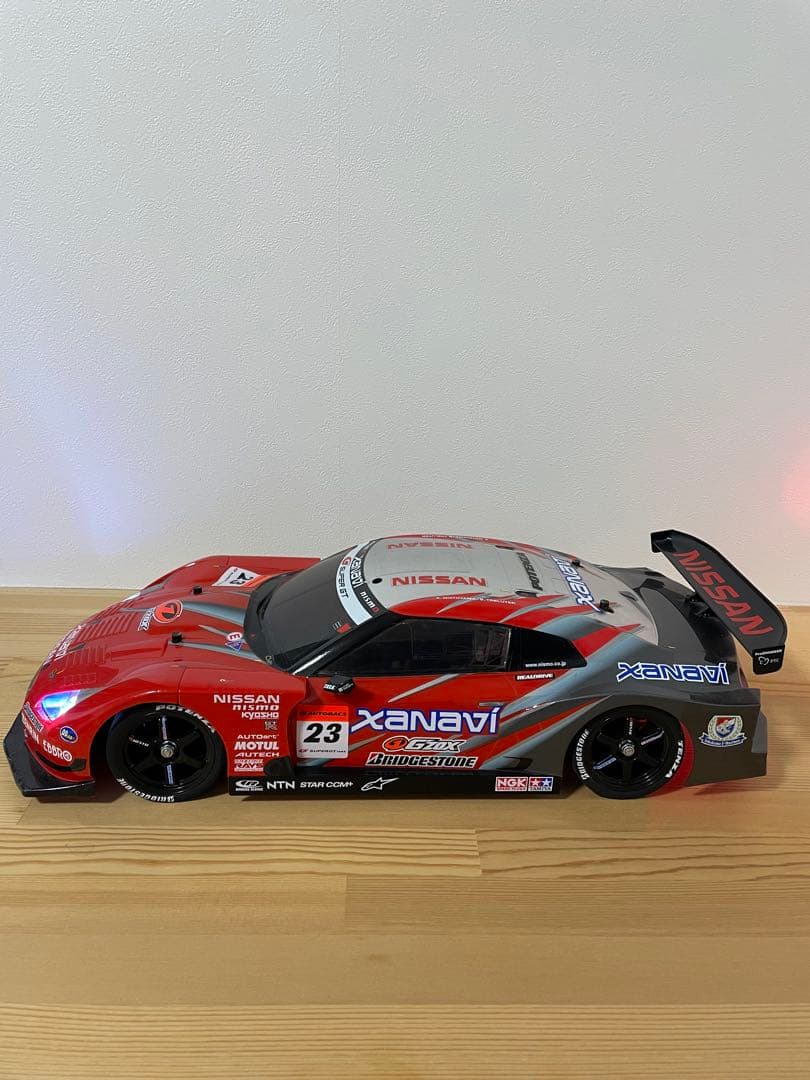タミヤTT-01 NISSAN XANAVI NISMO GT-R LED付き