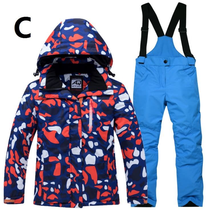 子供用スキーウェアセット スノーボード ウェア スノーウェア メンズ