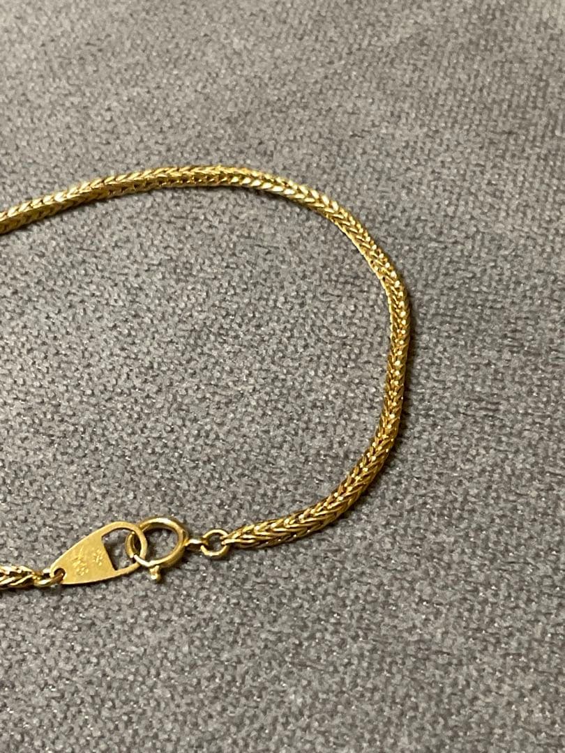 中古　ジュエリーマキ　K18 デザイン　ブレスレット　約3.88g 19cm