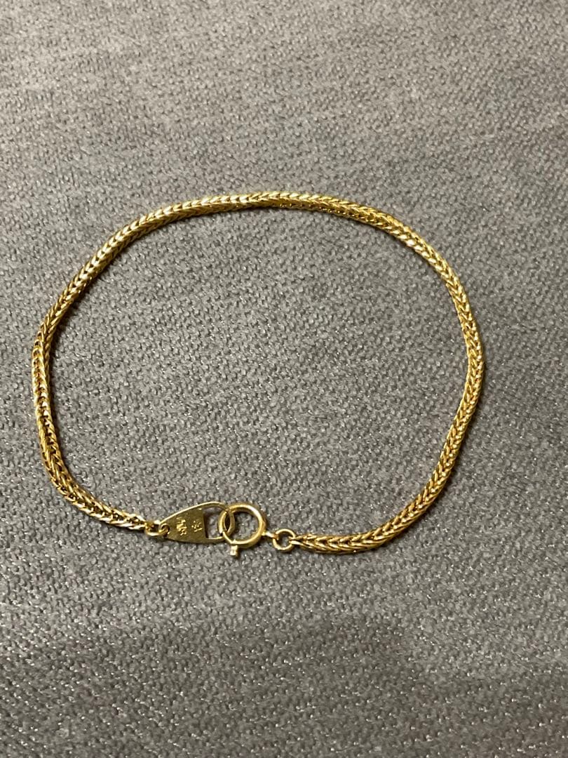 中古　ジュエリーマキ　K18 デザイン　ブレスレット　約3.88g 19cm