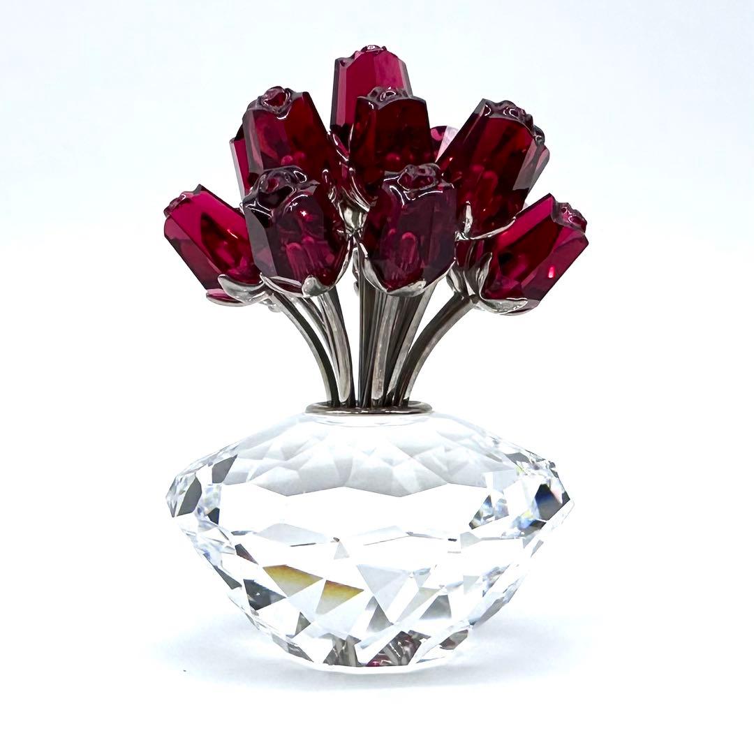 美品✨SWAROVSKI 15本の薔薇 オーナメント カットクリスタル 限定品