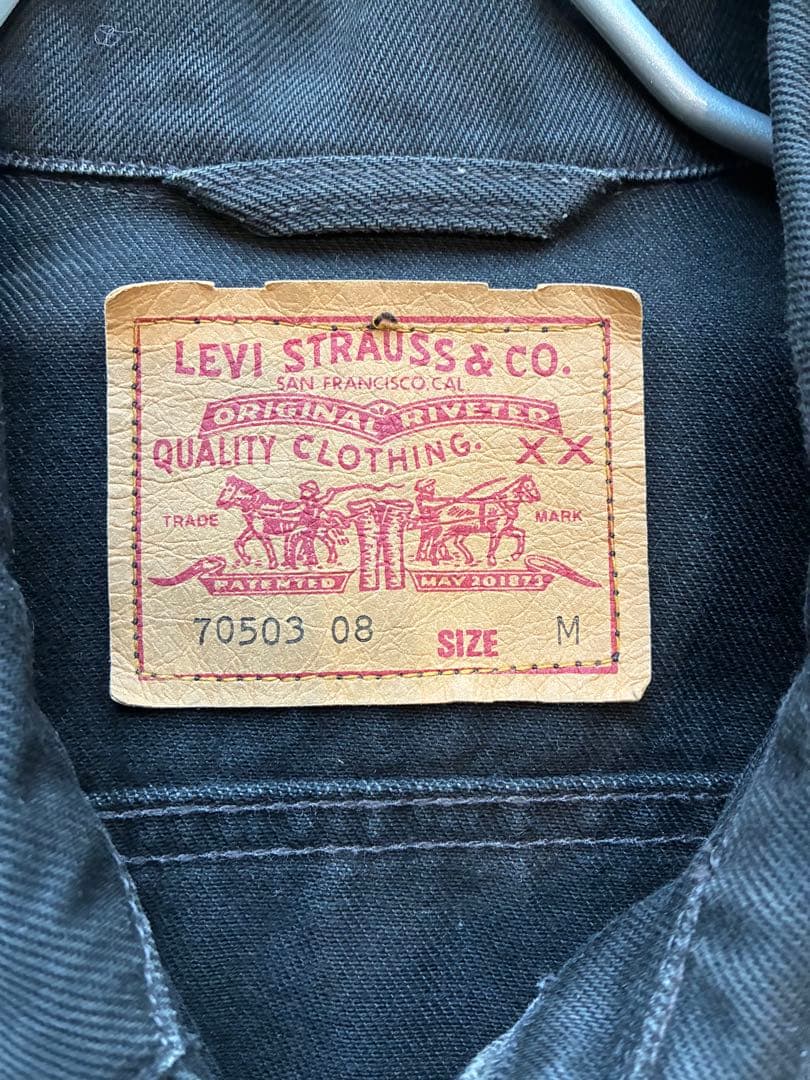 90s LEVIS 70503 08 Mサイズ 後染め