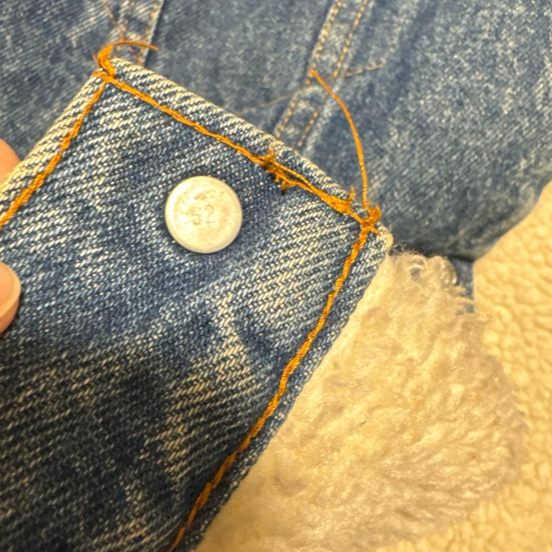 リーバイス　ボアデニムジャケット　80s アメリカ製 サイズ38