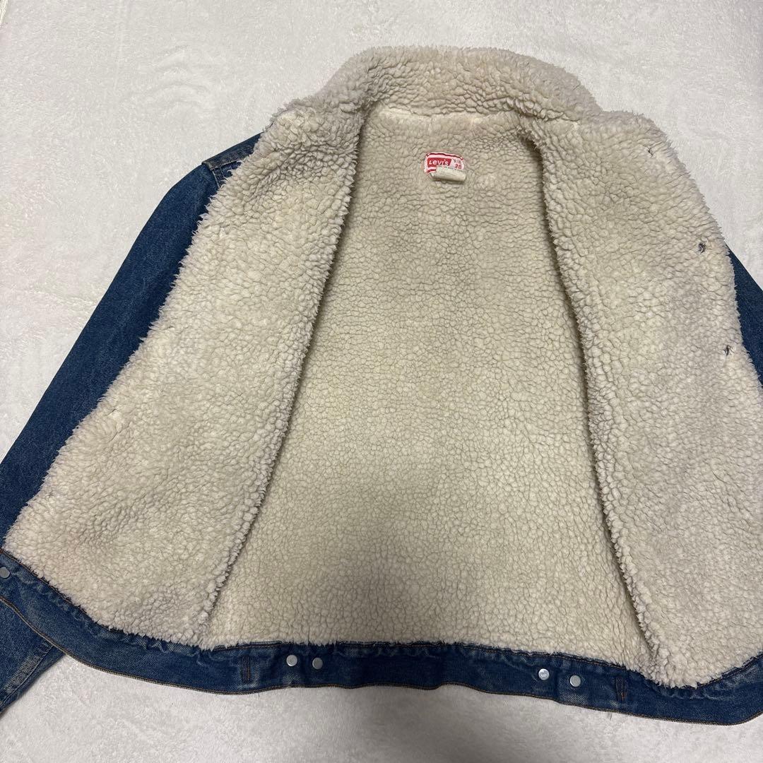 リーバイス　ボアデニムジャケット　80s アメリカ製 サイズ38