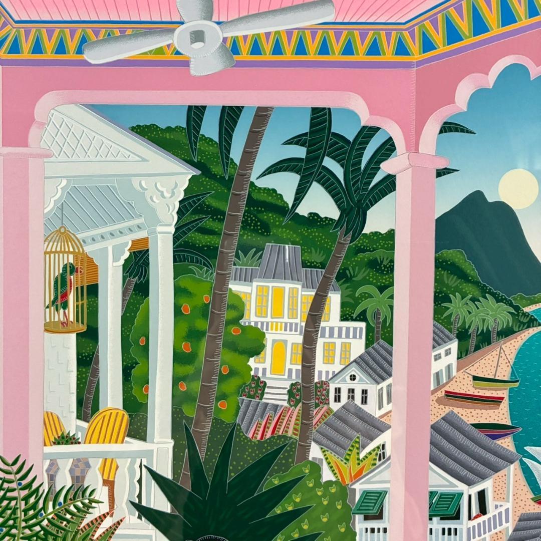 美品 トーマス・マックナイト「バセテール」シルクスクリーン 直筆