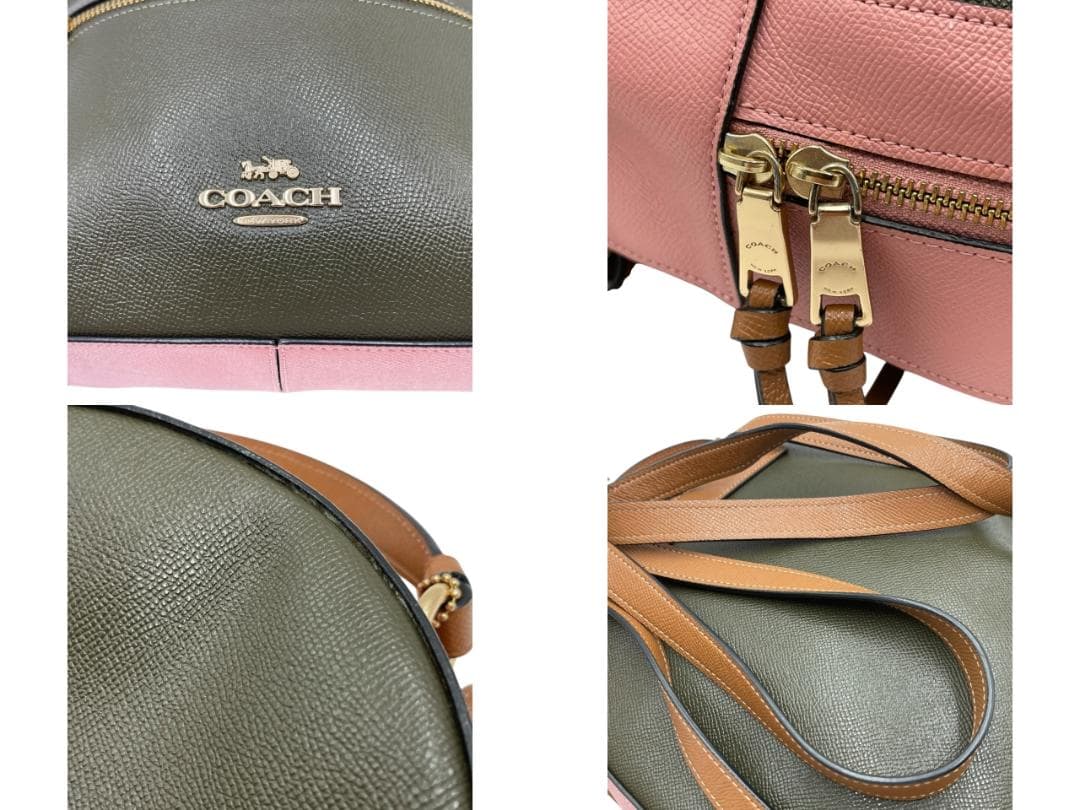 COACH/コーチ 166 レザー リュック バックパック レディース
