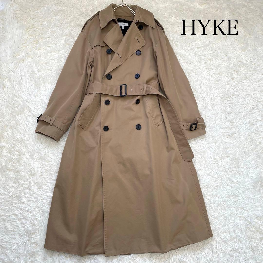 ハイク トレンチコート ウールライナー付き ベルト ロング ベージュ 2