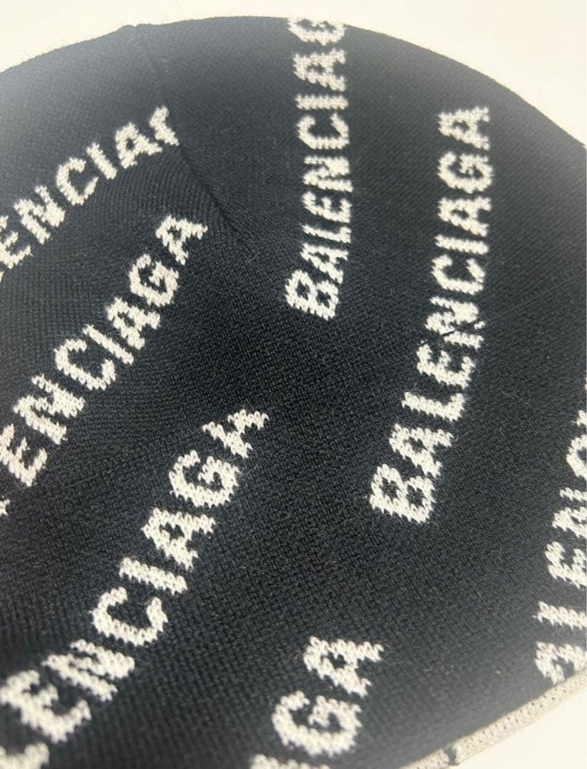 【新品未使用】BALENCIAGA ニット帽 ブラック ユニセックス
