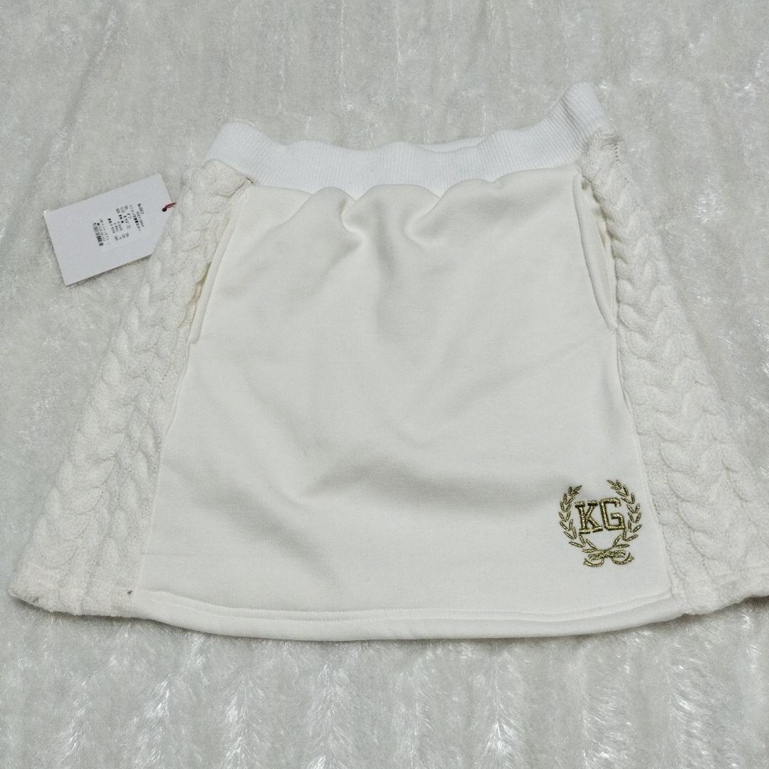 真冬のゴルフウェア新品セットアップフリルセータースカート+おまけ