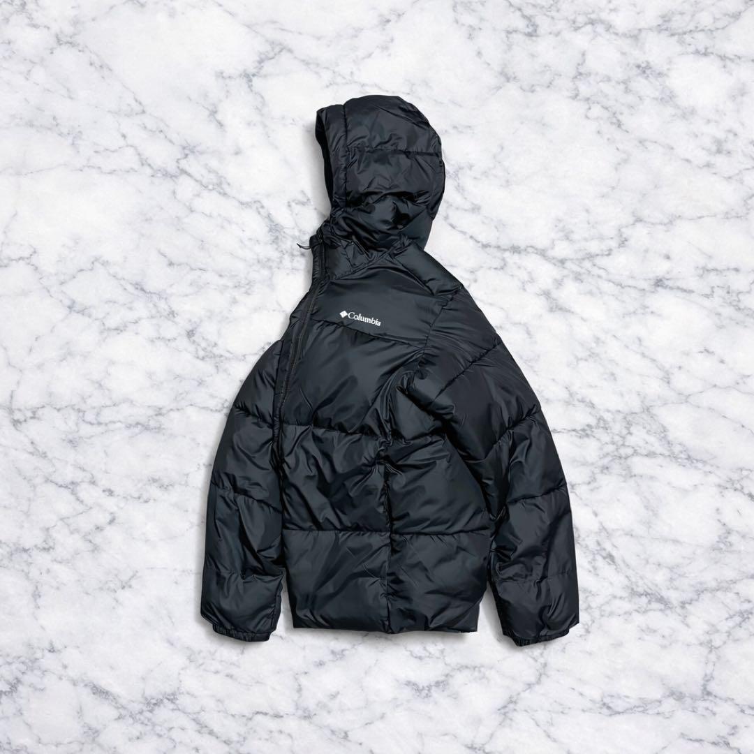 極暖❗️】肉厚❗️columbia ダウン ブラック XL 短丈 黒