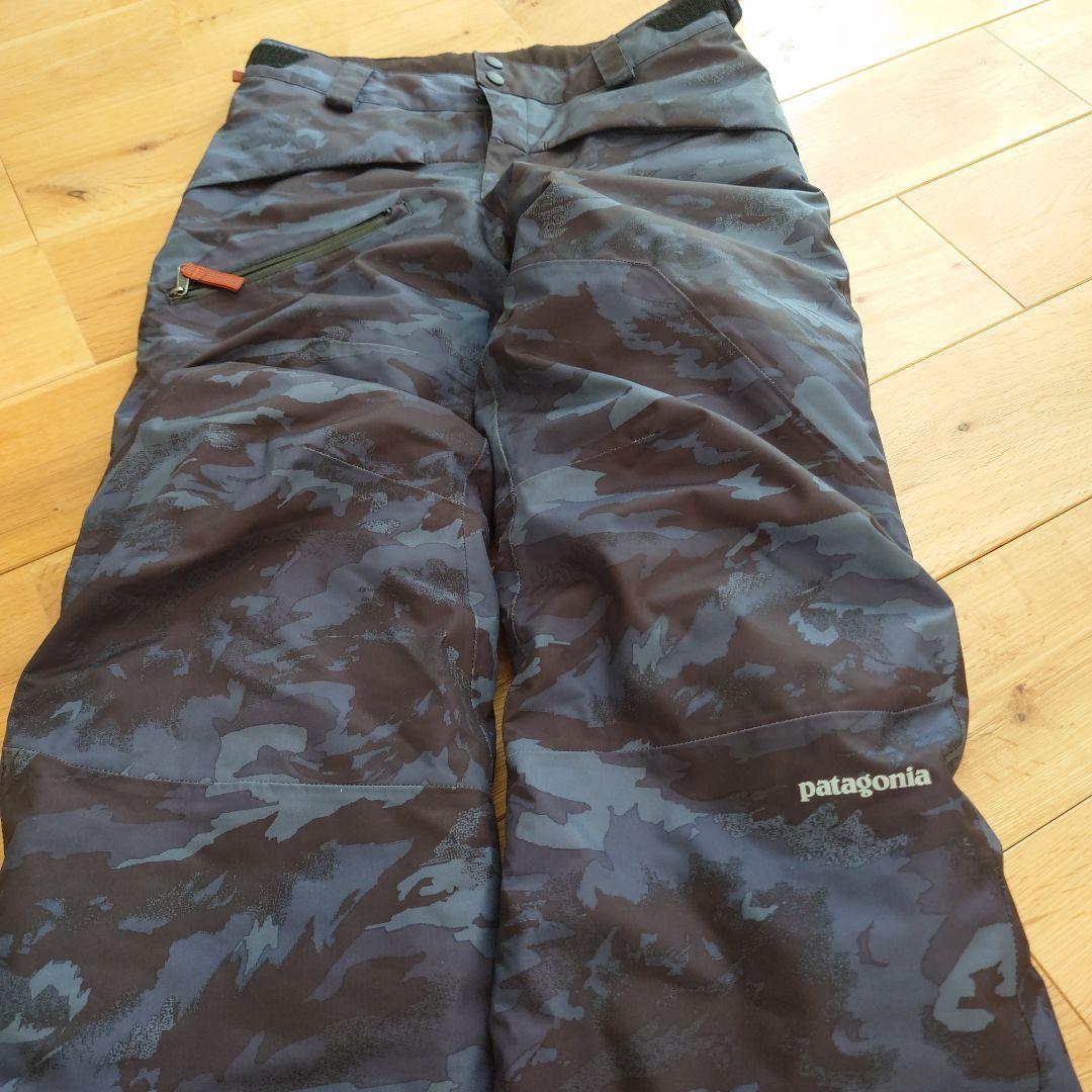 美品　patagonia ボーイズ・スノーショット・パンツ スノーウェア L