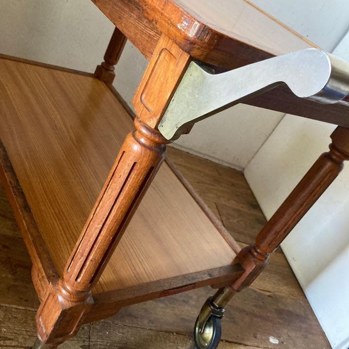 国産ヴィンテージ インダストリアル 大型ワゴン ディスプレイ 店舗什器