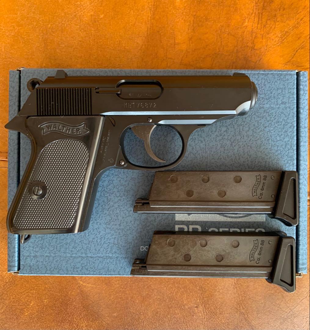 マルゼン ワルサー PPK ブラックモデル & スペアマガジン1個付