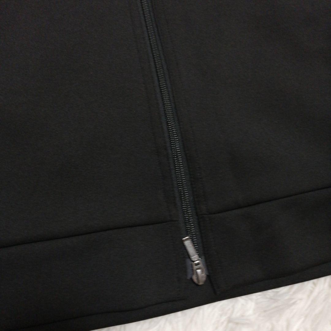 スーパービューティービジュー パールフード付きコート ワンピース 40 黒