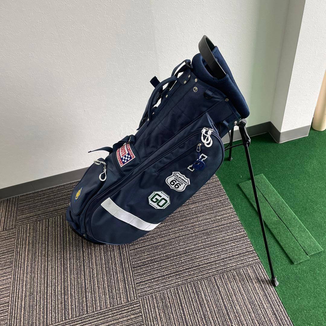 Yellow Lobster イエローロブスターゴルフキャディバック スタンド