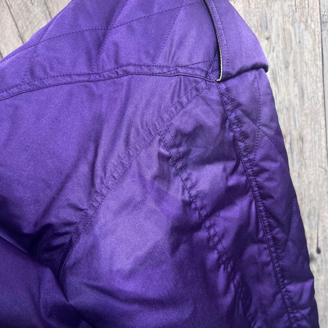 美品 レトロ スキーウェア セットアップ 紫 黒 LLサイズ - メルカリ