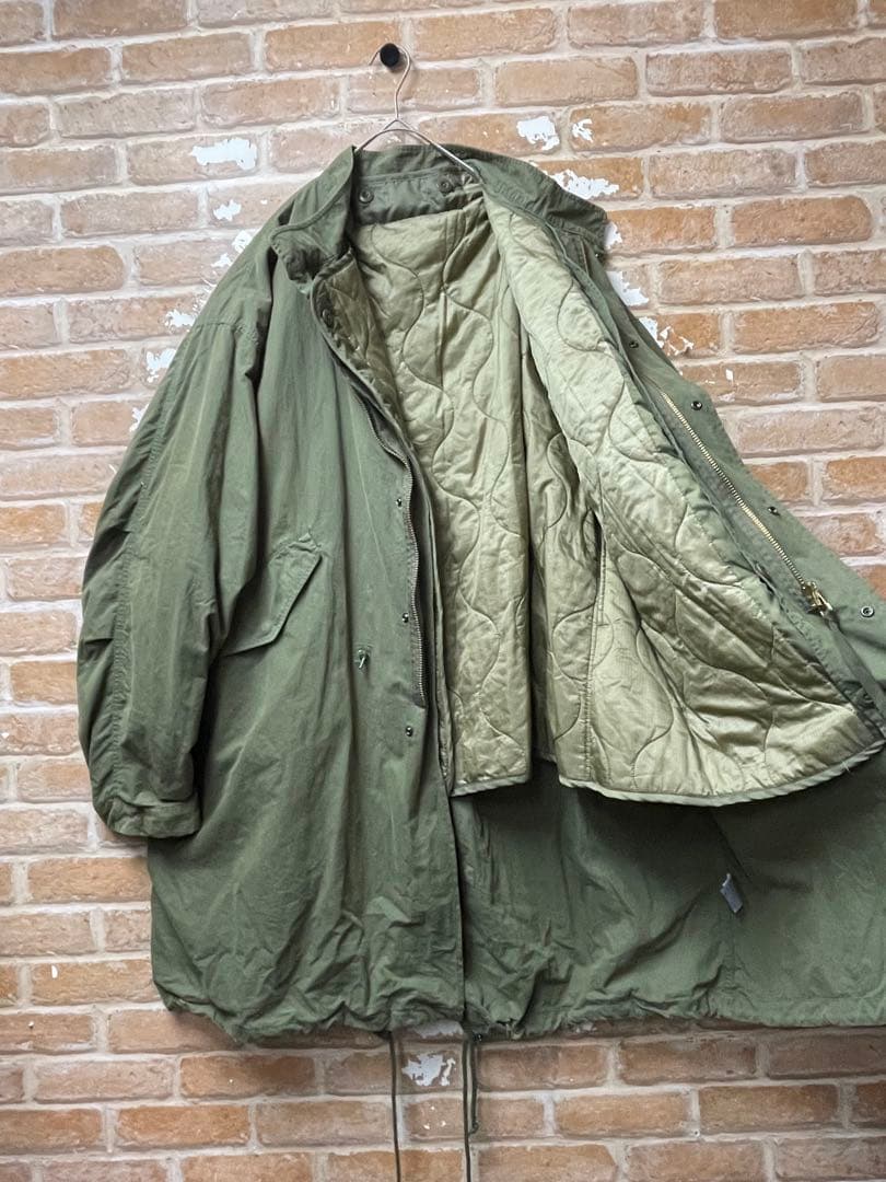 m-65 モッズコート　ミリタリージャケット　カーキ　ライナー　キルティング