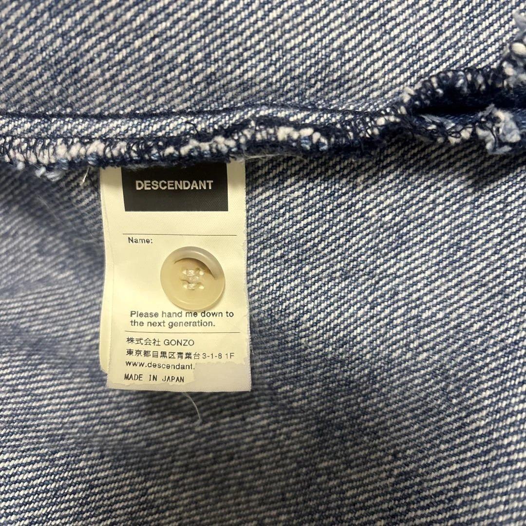 DESCENDANT SPICOLI HOODED デニム フード シャツM