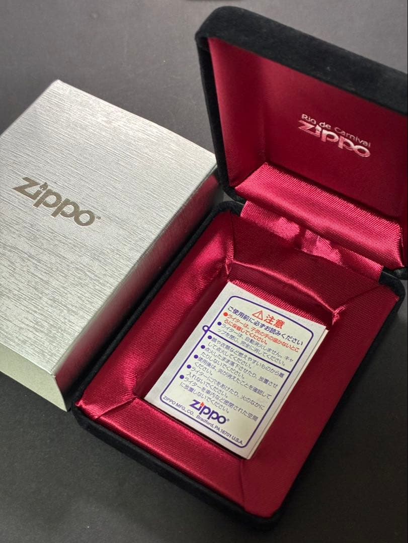 zippo ベロアケース 保証書付き レギュラーサイズ - メルカリ