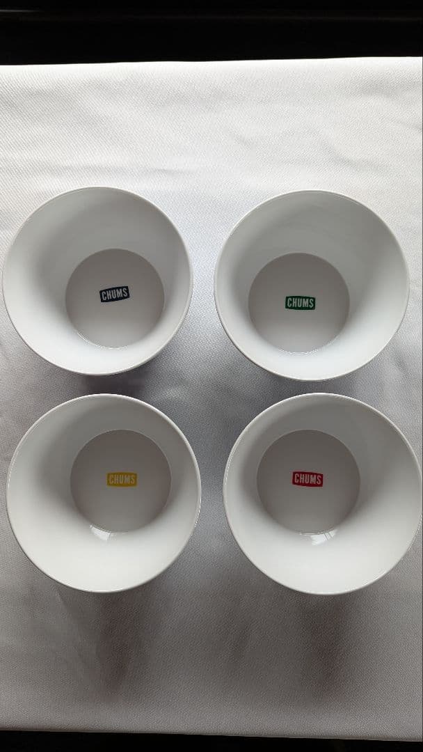 チャムス CHUMS 迷彩柄のボウルセット(x4) マグカップセット