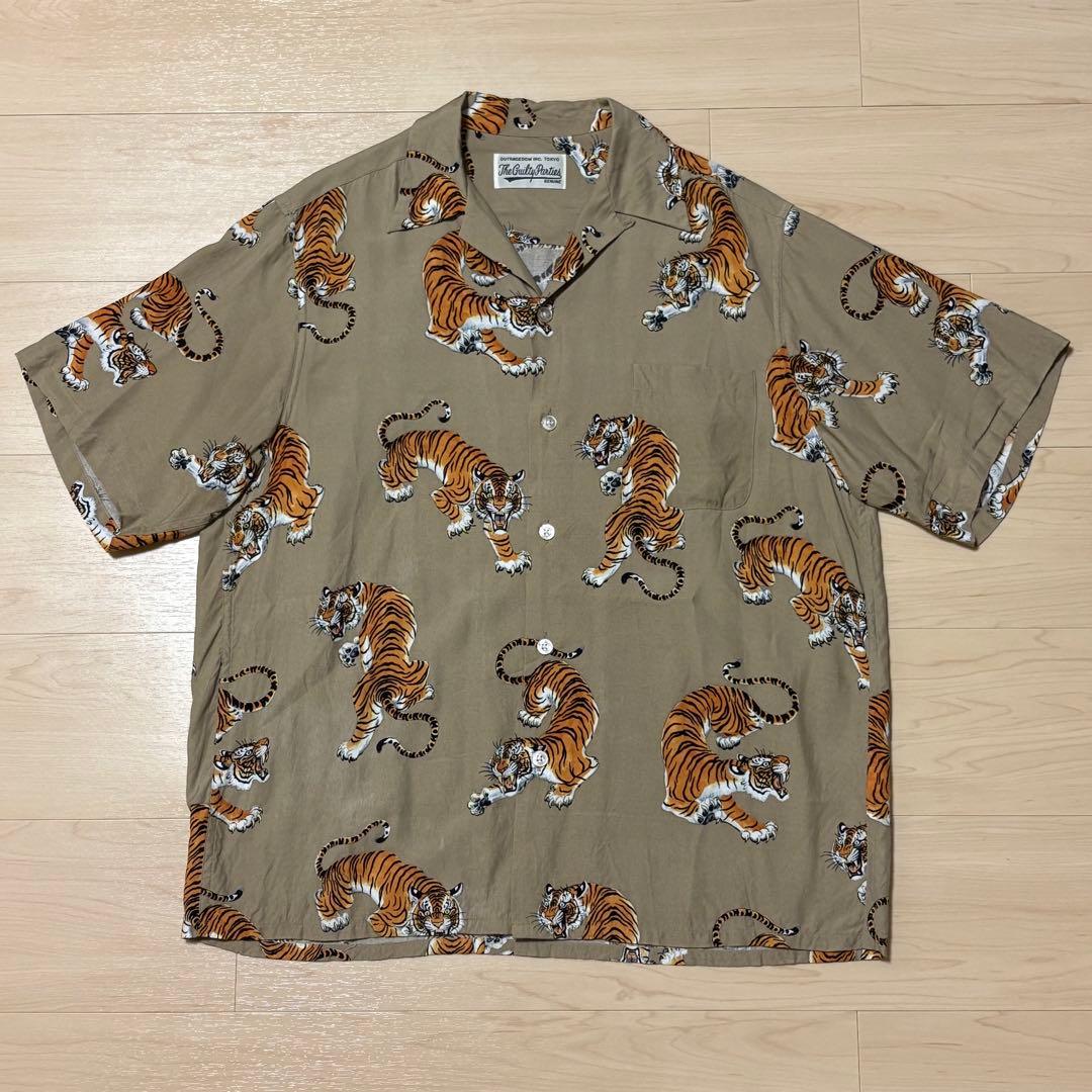 ワコマリア WACKOMIRIA アロハシャツ 虎柄 トラ ティムリーハイ - メルカリ