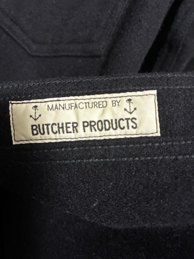 BUTCHER PRODUCTS ブラック　CPO 長袖シャツ 14 1/2
