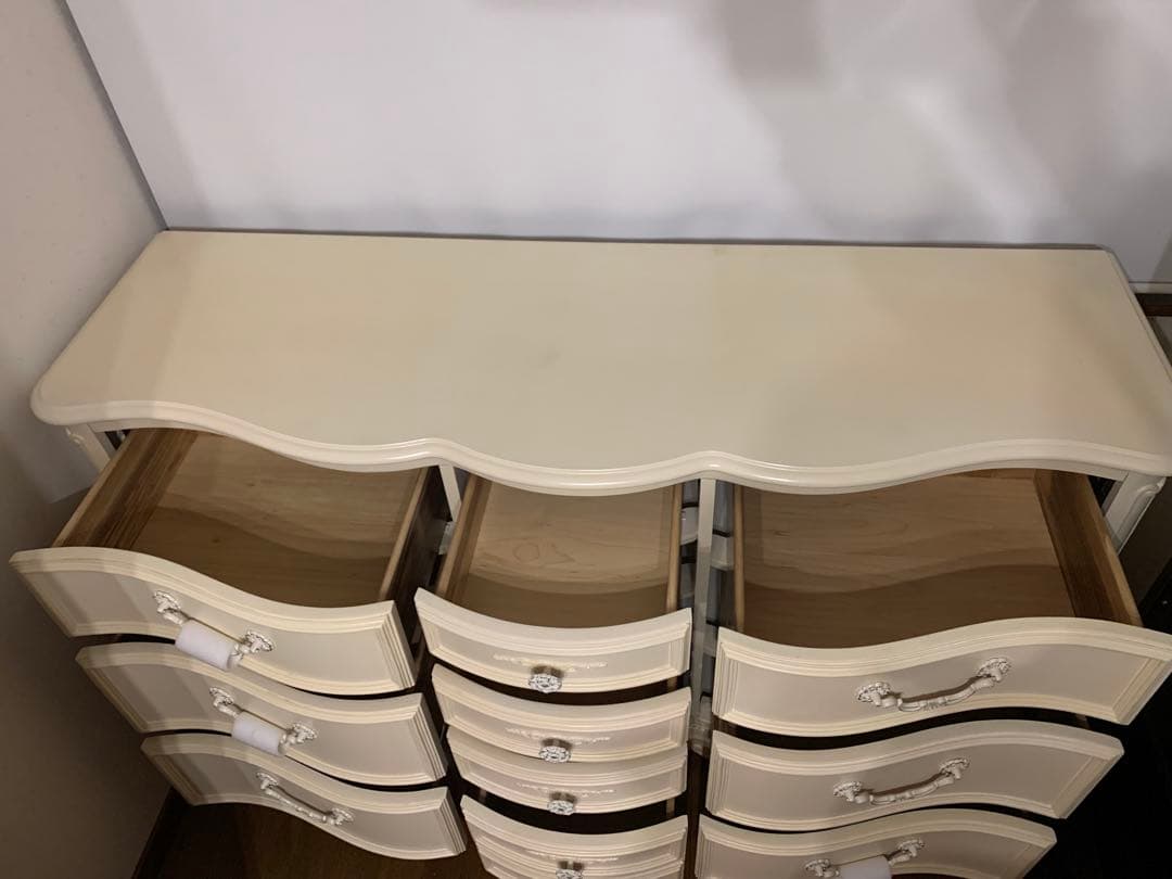 ジェシカマクリントック ロマンスコレクション 10ドロア チェスト 白