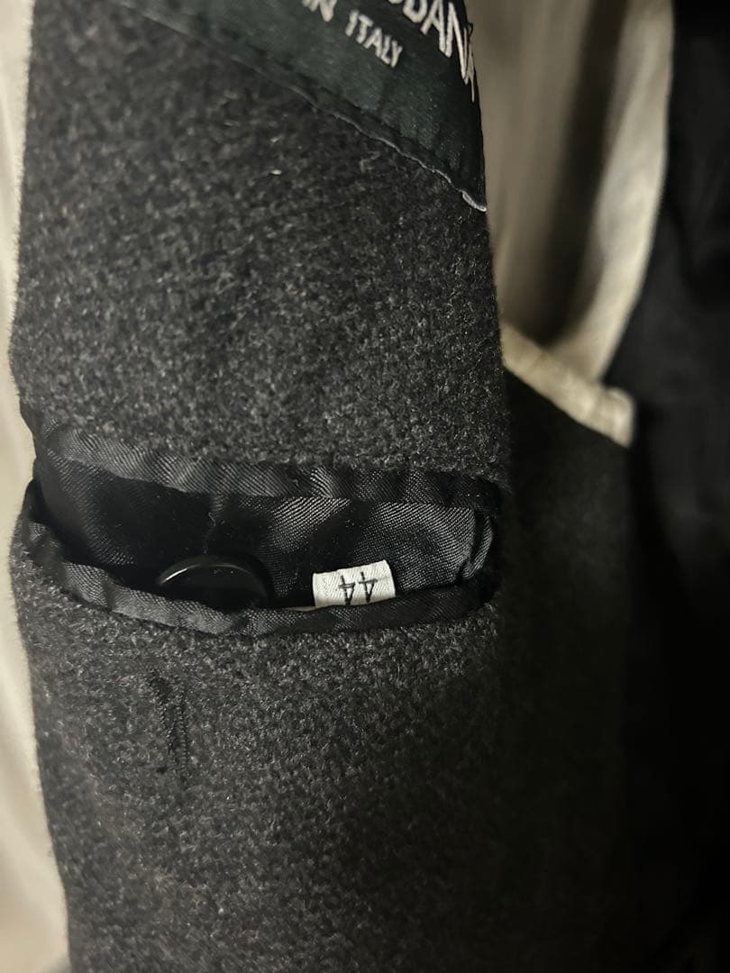 DOLCE & GABBANA ダークグレー チェスターコート