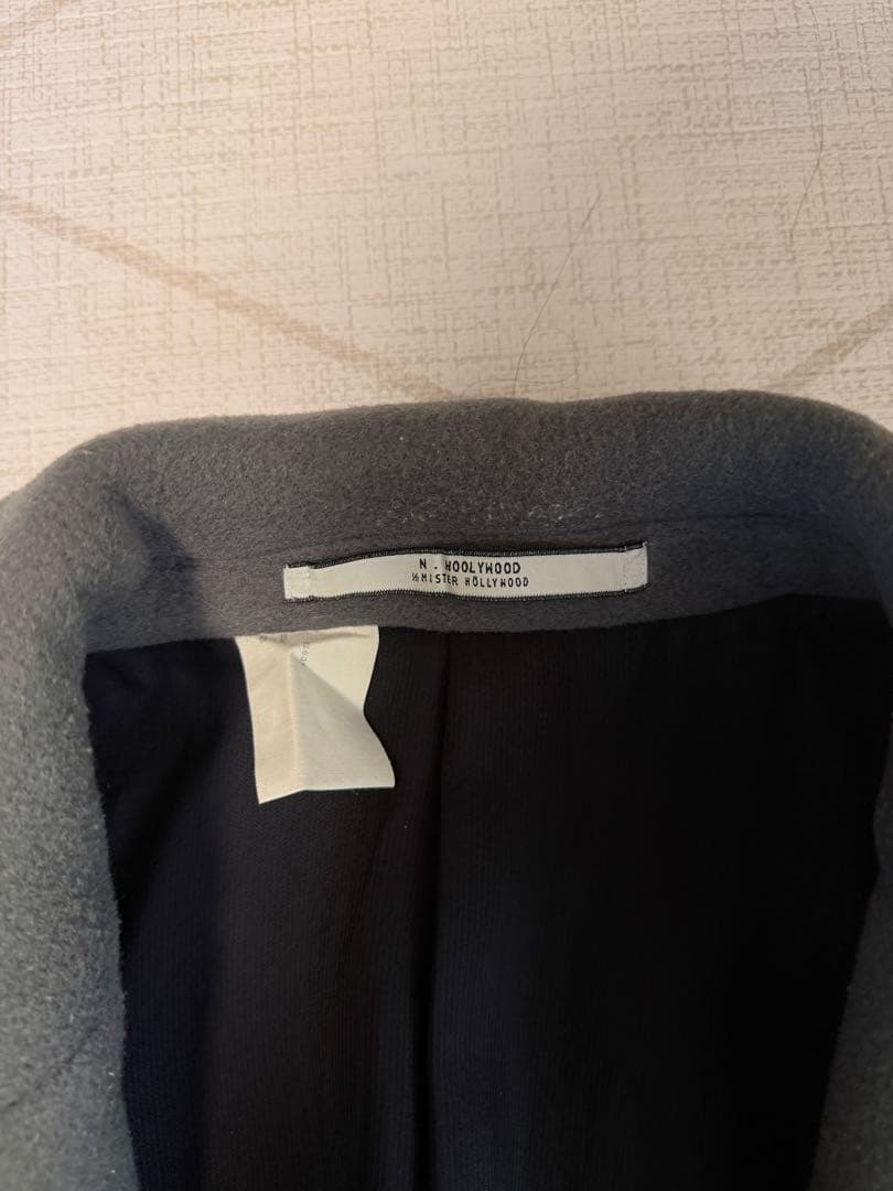 2018AW N.HOOLYWOOD 上質メルトンウール素材 チェスターコート