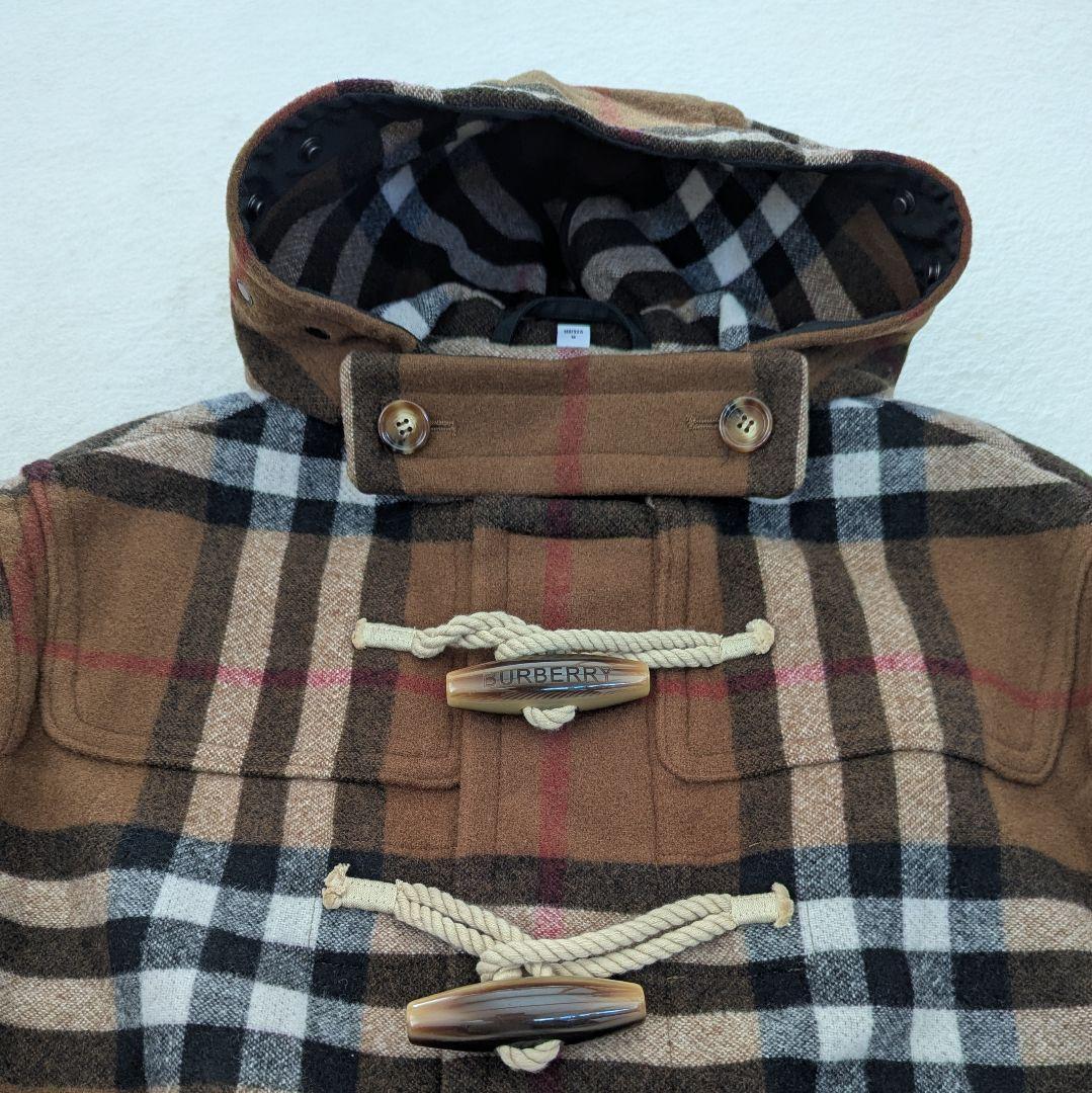 バーバリー ダッフルコート ノバチェック柄 ブラウン系 M　　　　♦カイルア様♦