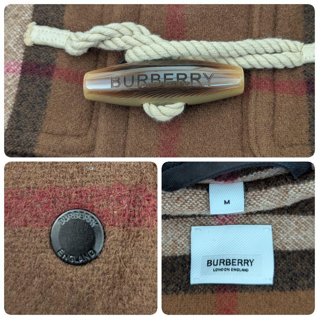 バーバリー ダッフルコート ノバチェック柄 ブラウン系 M　　　　♦カイルア様♦
