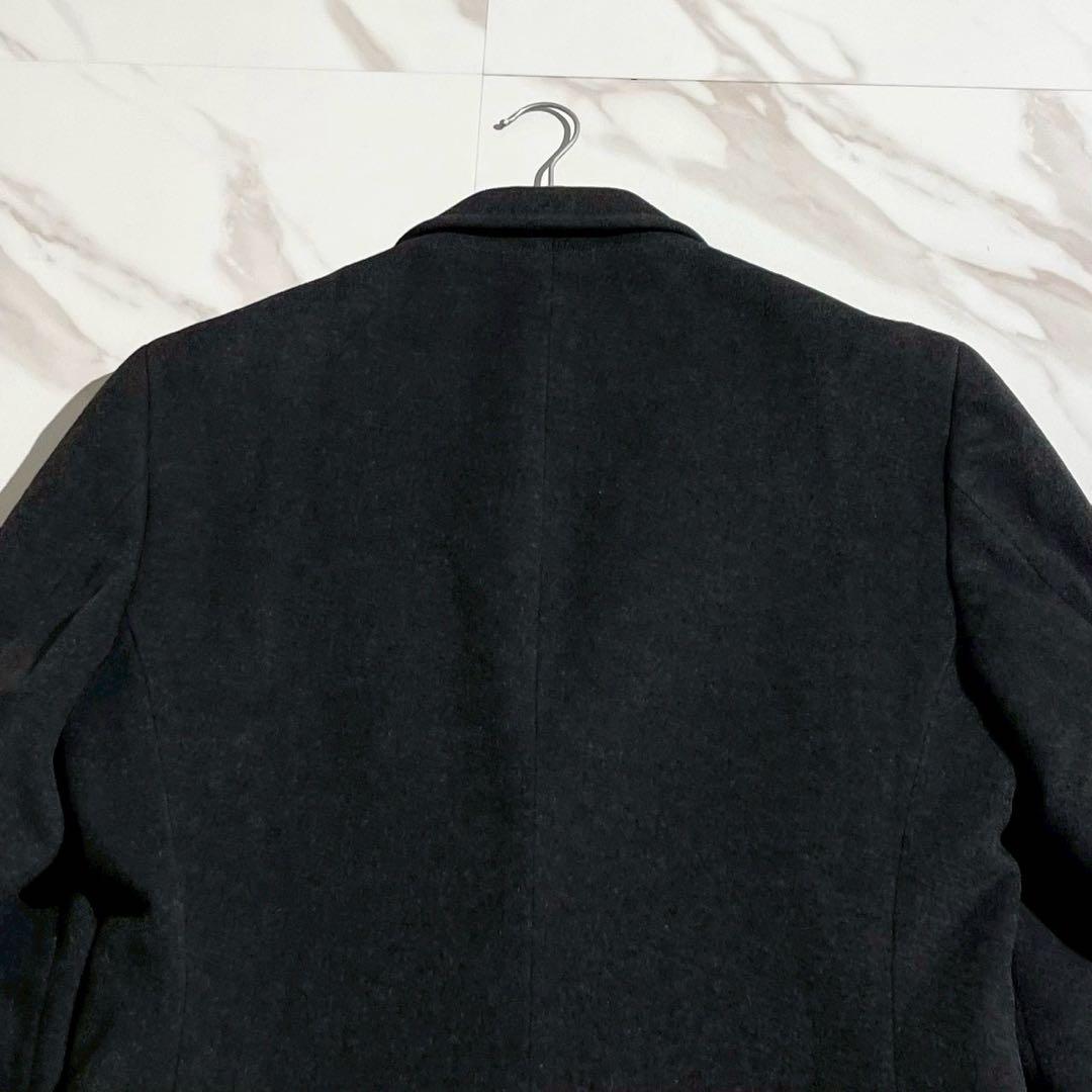 ポールスミス カシミヤ混 チェスターコート グレー ロング アウター 【93】