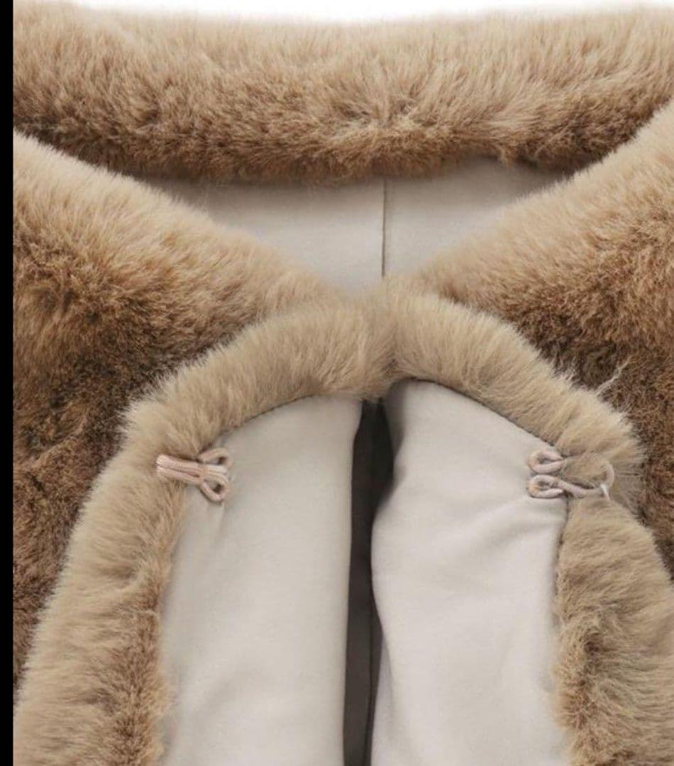 【新品・タグ付き】JENNE リッチボリュームファーケープ