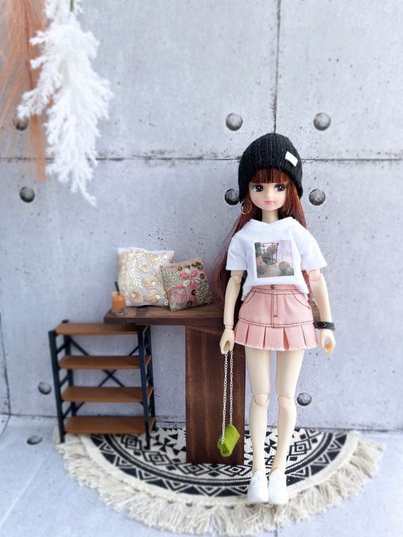 1016 リカちゃん ミニスカート ハンドメイド服 - メルカリ
