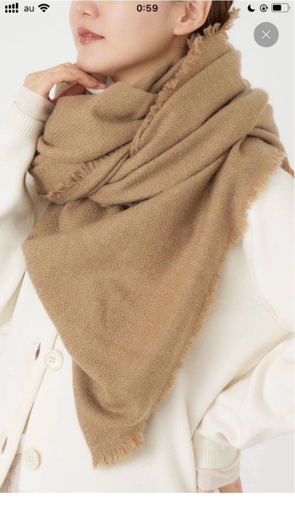 新品イエナ 【NIMNIMDUAI/ニムニムデュアイ】カシミヤウールストール