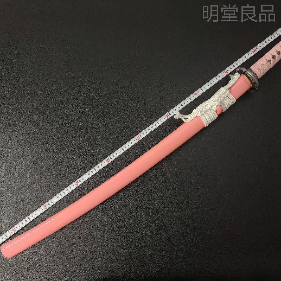 日本刀　模造刀　炎の紋　木製刀　硬木製　居合練習　コスプレ用　刀剣拵　武道具