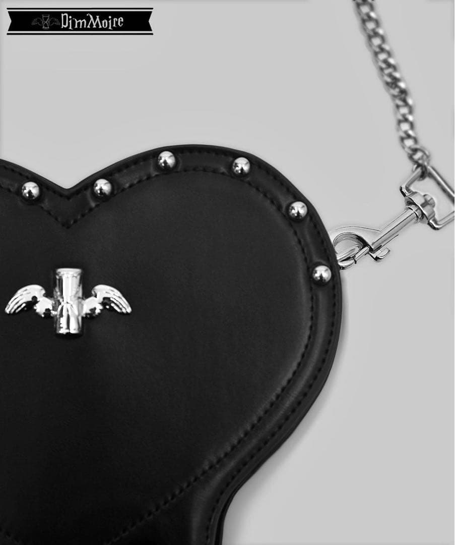 最終値下げ 美品 dimmoire ディムモアール ハート型ポシェット