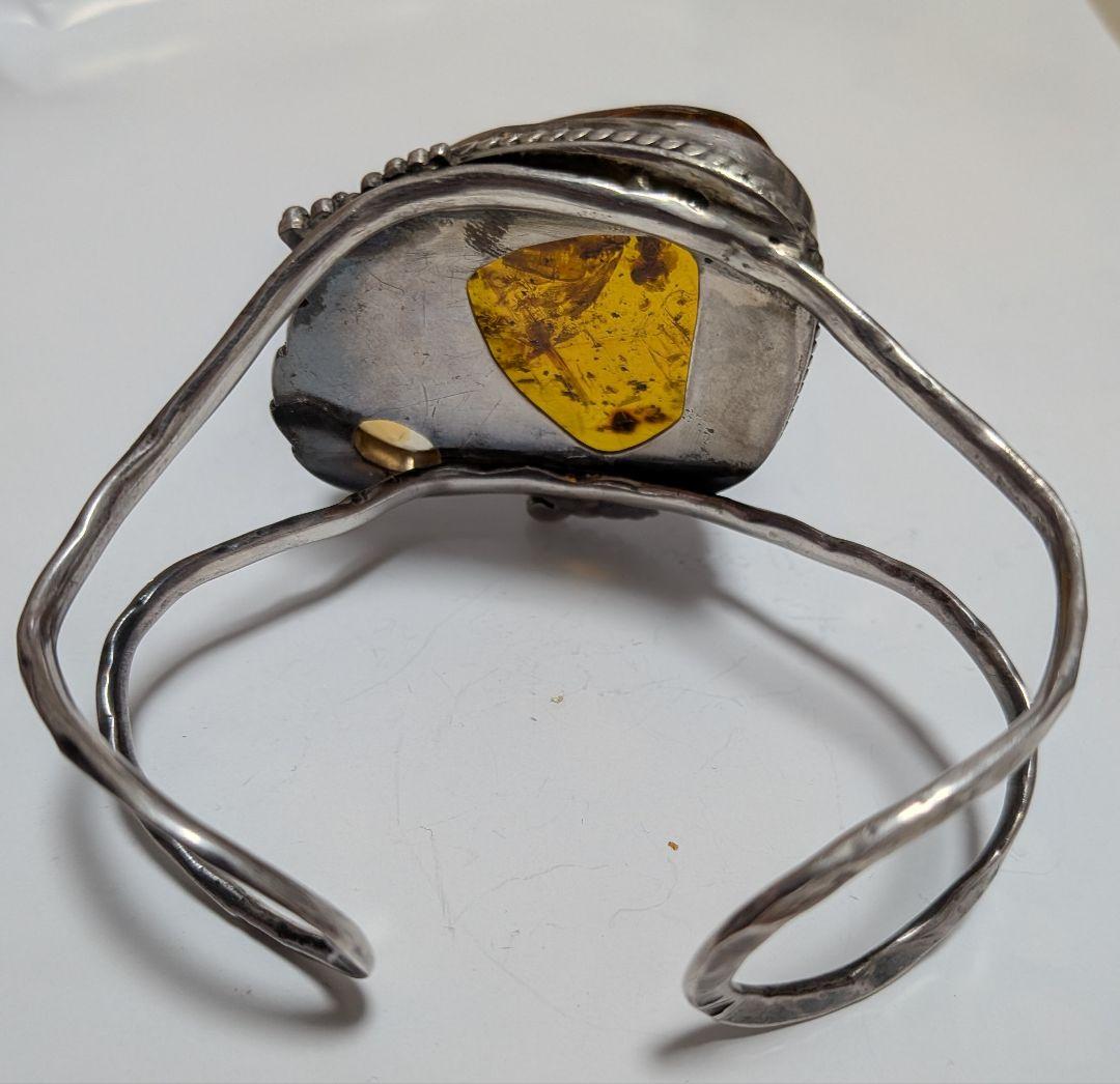 ＊ブレスレット　琥珀　虫付き