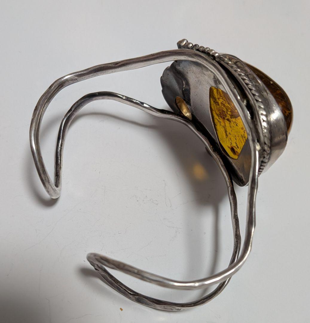 ＊ブレスレット　琥珀　虫付き