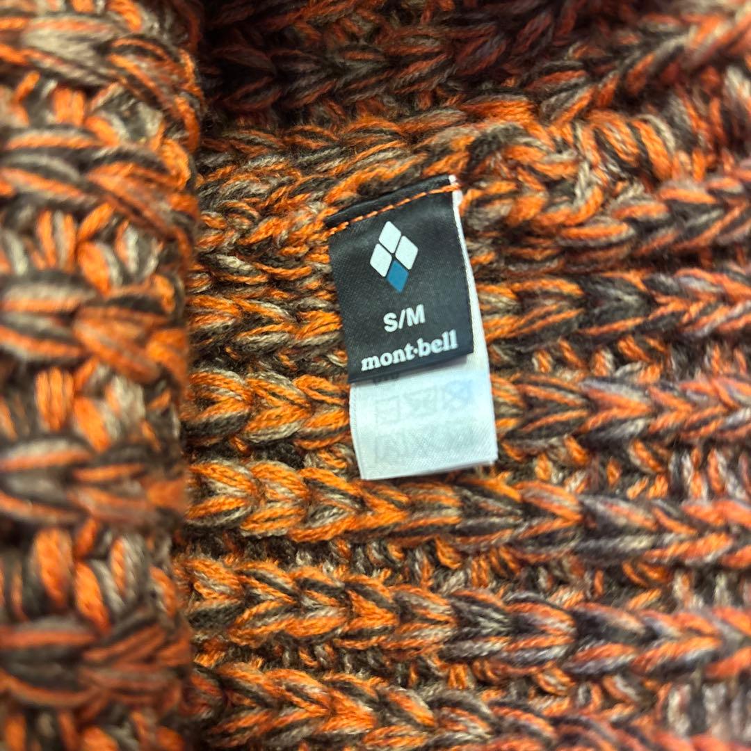 mont-bell ニット帽 S/Mオレンジ系 - メルカリ