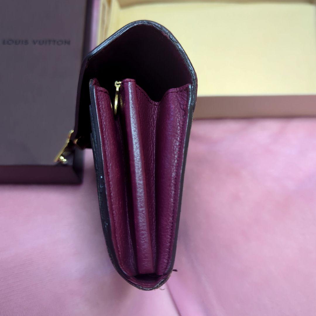 ルイヴィトン モノグラム ポルトフォイユ パラス ピンクパープル 長財布