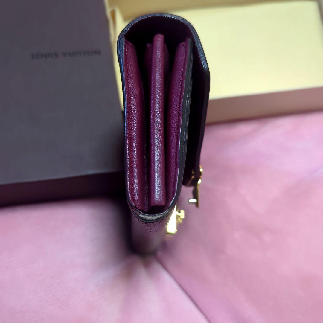 ルイヴィトン モノグラム ポルトフォイユ パラス ピンクパープル 長財布