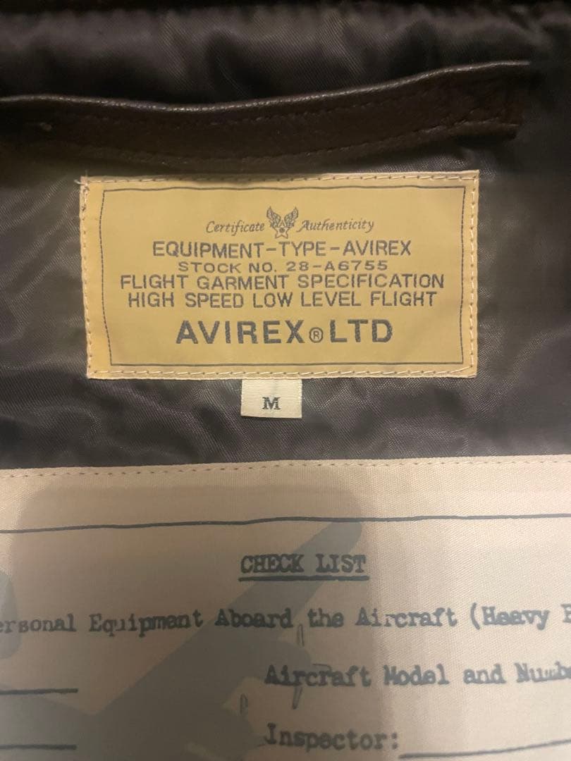 最終値下げアヴィレックス　G-1 Mサイズ